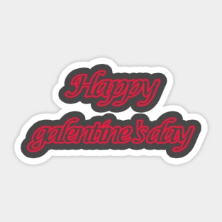 valentine galentine Sticker